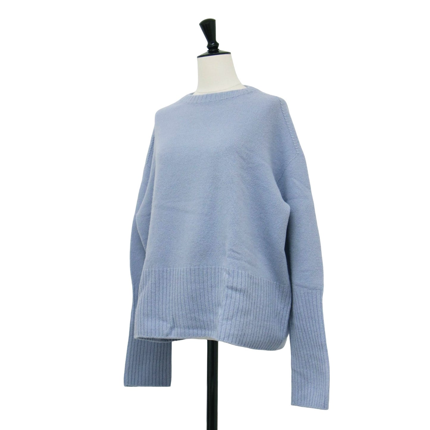 ハイゲージ ワイド リブニット プルオーバー / CHESS 長袖 クルーネック ドロップショルダー ウール