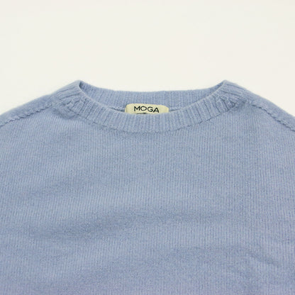 ハイゲージ ワイド リブニット プルオーバー / CHESS 長袖 クルーネック ドロップショルダー ウール