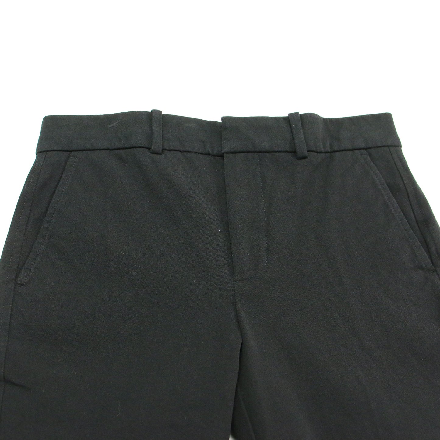 スリム シガレット パンツ / テーパード クロップド スリム ストレッチ コットン