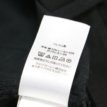 スリム シガレット パンツ / テーパード クロップド スリム ストレッチ コットン