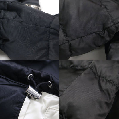 ミドル丈 ファー ダウンコート 28G060 / フーディ 長袖 ウエストシェイプ オックスファー