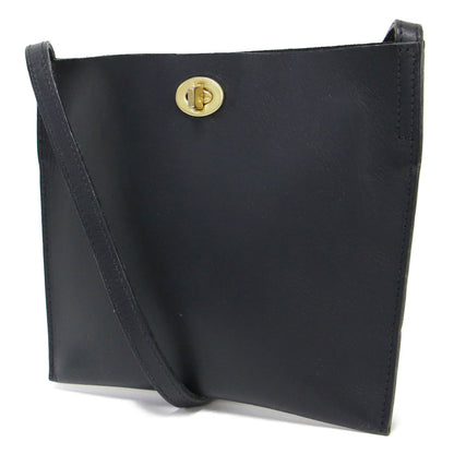 スタン ベジタブルタンニンレザー ショルダーバッグ / ボディーバッグ 肩掛け クロスボディ エンボスロゴ