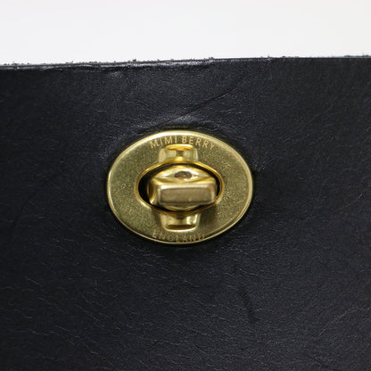 スタン ベジタブルタンニンレザー ショルダーバッグ / ボディーバッグ 肩掛け クロスボディ エンボスロゴ