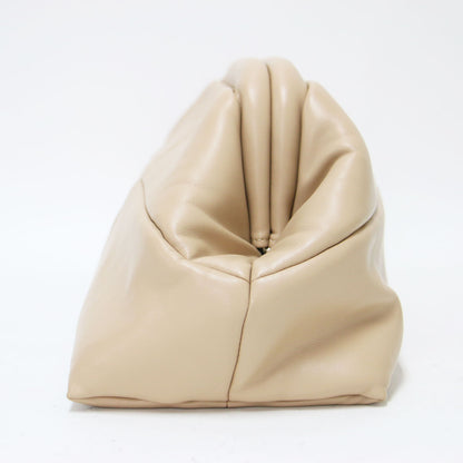 パフ クラッチバッグ / PUFF-CLUCTH スクエア キルティング フェイクレザー