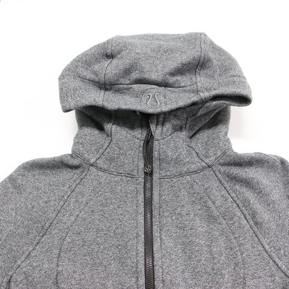 ハイネック フーディー ジップアップパーカー / スウェット 長袖 コンパクト コットン
