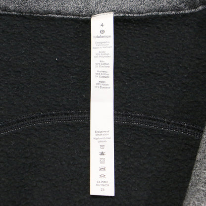 ハイネック フーディー ジップアップパーカー / スウェット 長袖 コンパクト コットン