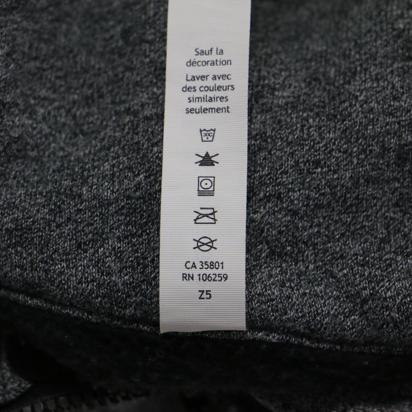 ハイネック フーディー ジップアップパーカー / スウェット 長袖 コンパクト コットン