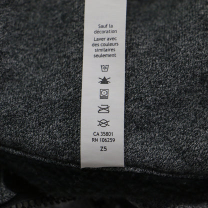 ハイネック フーディー ジップアップパーカー / スウェット 長袖 コンパクト コットン