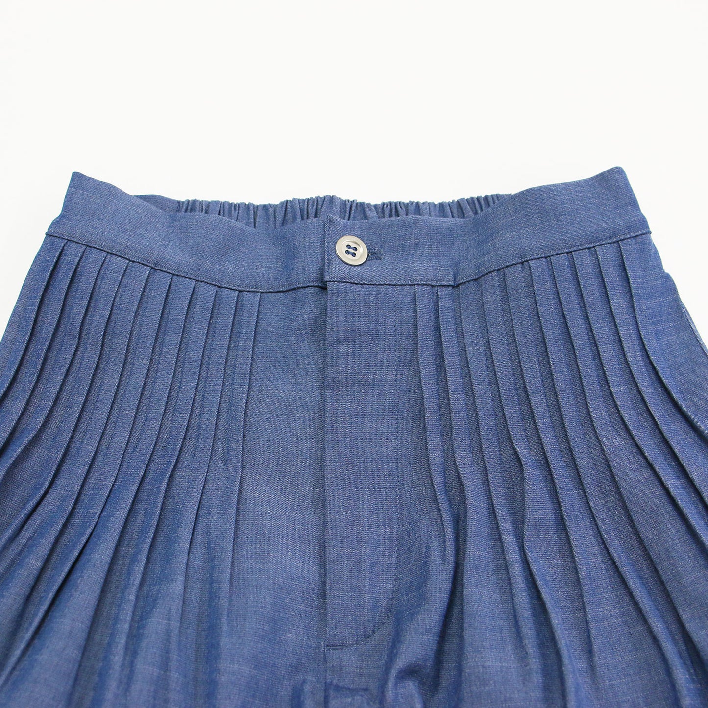 25春夏 ウエストピンタック ワイドパネル パンツ / waist pin tuck wide panel PT ロング丈 コクーン シルエット スラブ調 ストレッチ