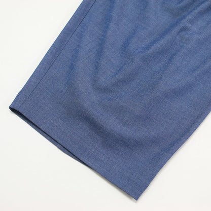 25春夏 ウエストピンタック ワイドパネル パンツ / waist pin tuck wide panel PT ロング丈 コクーン シルエット スラブ調 ストレッチ