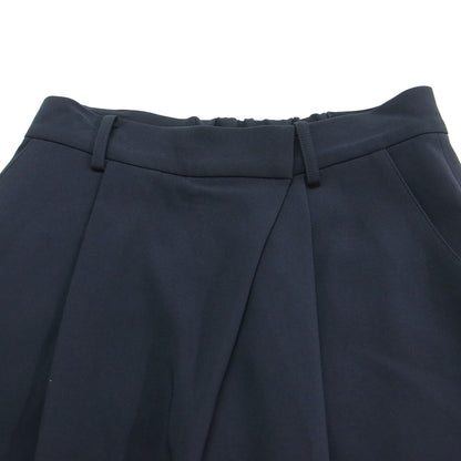 ラップ風 タックパンツ / スラックス テーパード センタープレス ギャザー