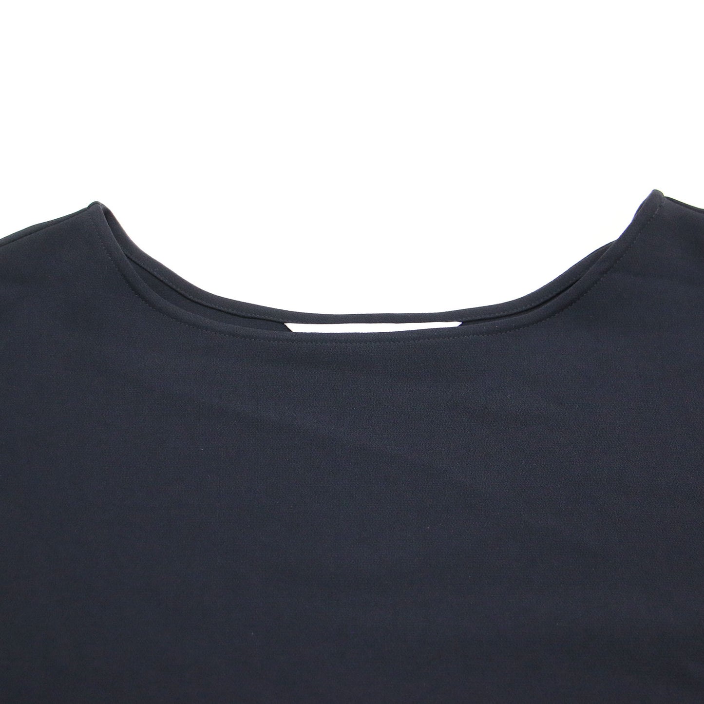 ダブルクロス 8分袖 コクーンブラウス / プルオーバー ドロップショルダー ドルマン ストレッチ