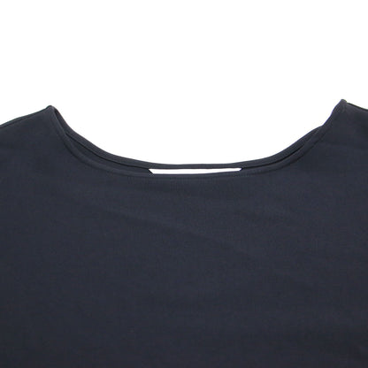 ダブルクロス 8分袖 コクーンブラウス / プルオーバー ドロップショルダー ドルマン ストレッチ