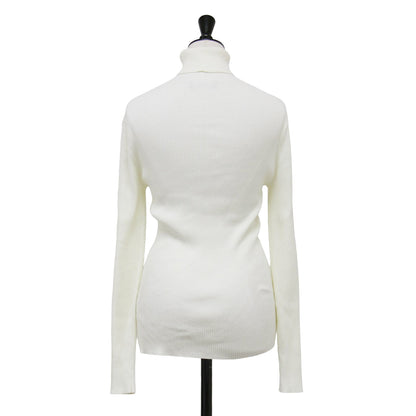 23秋冬 リブ タートルニット / Snow Jade B プルオーバー 長袖 コンパクト ストレッチ