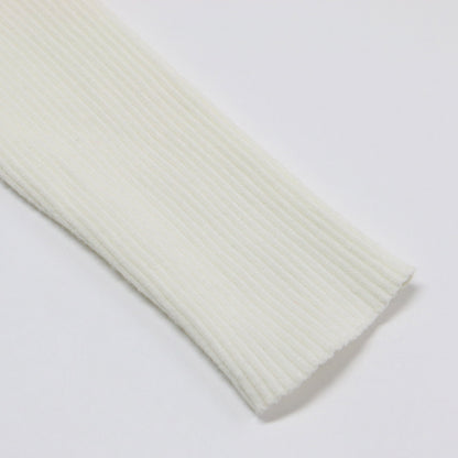 23秋冬 リブ タートルニット / Snow Jade B プルオーバー 長袖 コンパクト ストレッチ