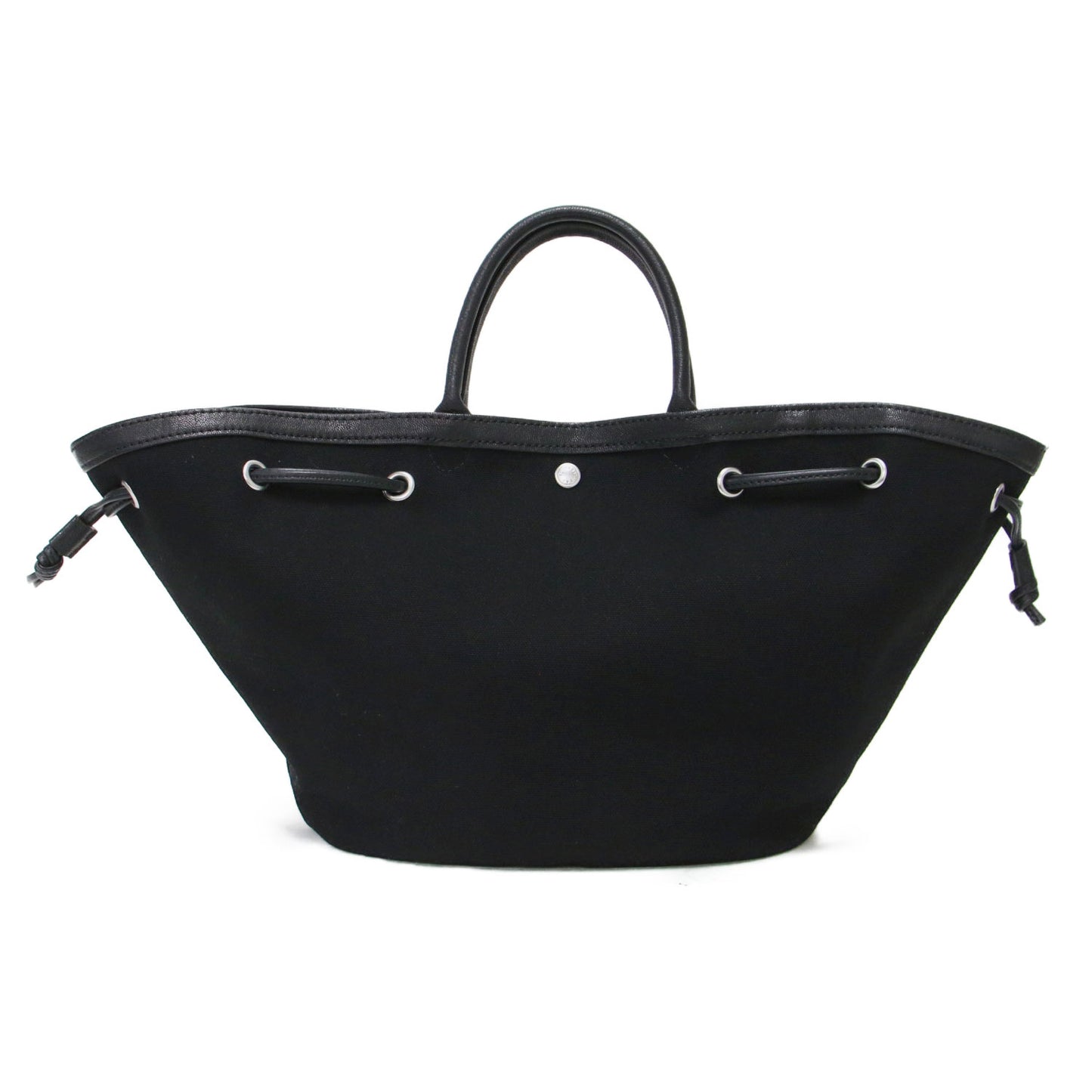 コキーミニバッグ / SAC COQUILLE MINI ハンドバッグ キャンバス ドロスト スナップボタン コットン ラムレザー