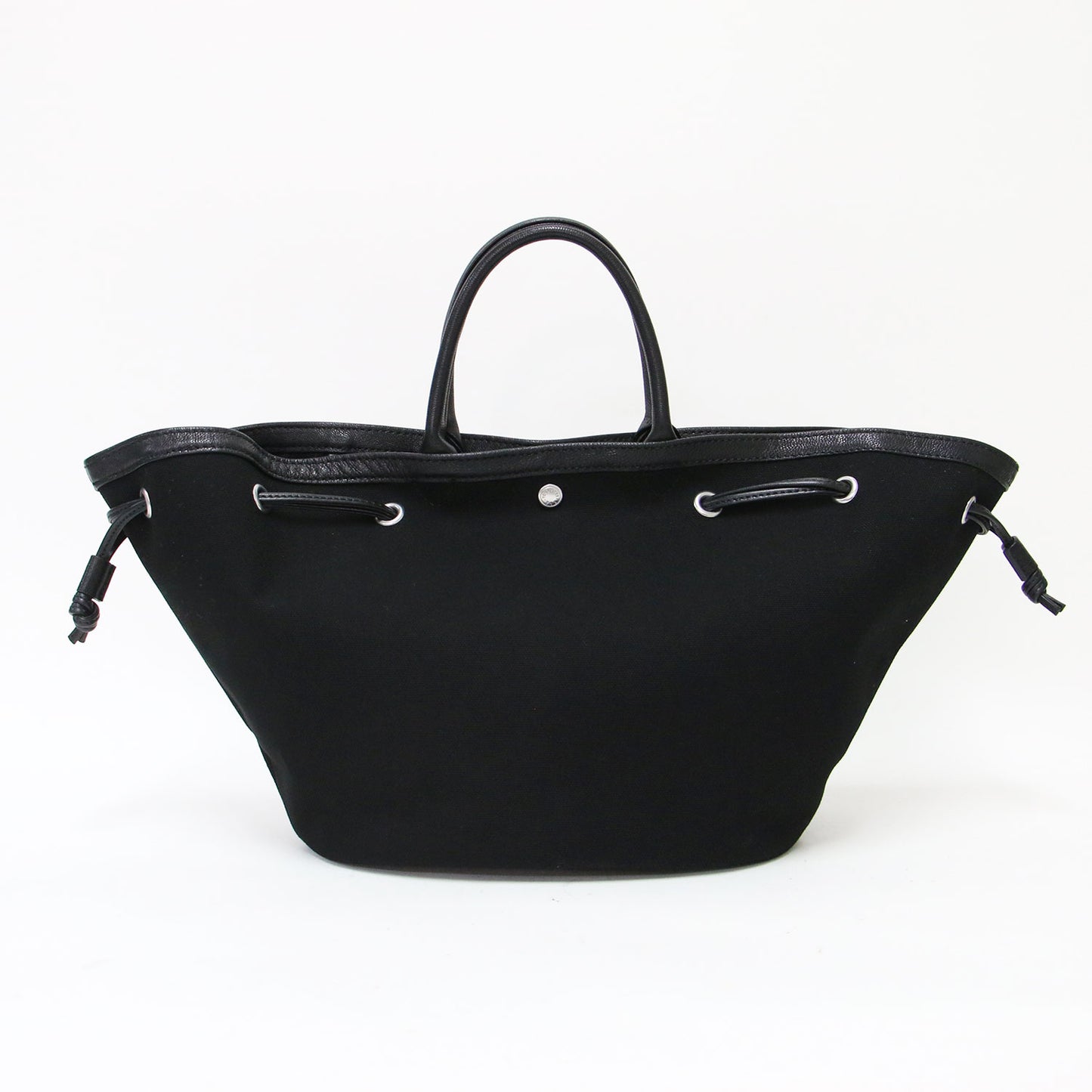 コキーミニバッグ / SAC COQUILLE MINI ハンドバッグ キャンバス ドロスト スナップボタン コットン ラムレザー