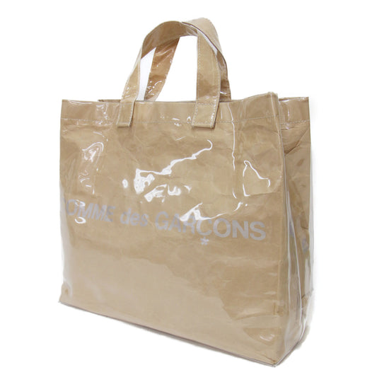 PVC クラフトペーパー トートバッグ / ハンドバッグ ロゴ 定番