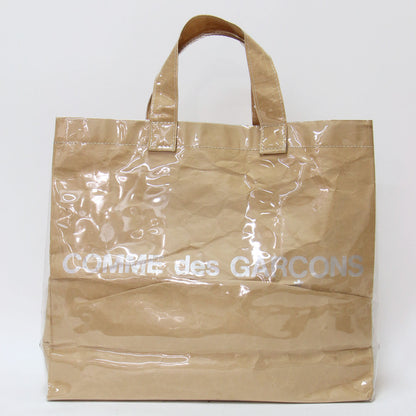 PVC クラフトペーパー トートバッグ / ハンドバッグ ロゴ 定番