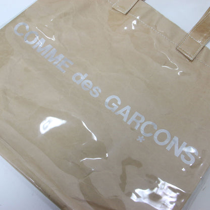 PVC クラフトペーパー トートバッグ / ハンドバッグ ロゴ 定番