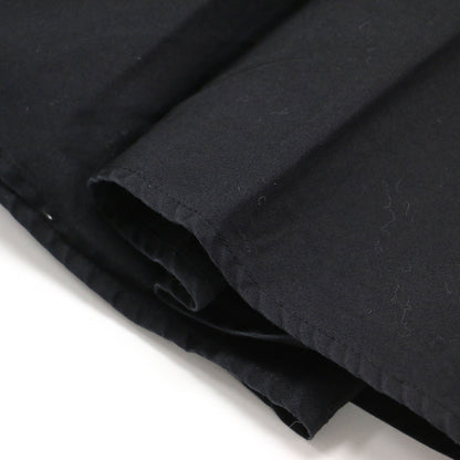 コットン タック フレアスカート / ミディ丈 ウエストゴム Aライン タック ギャザー