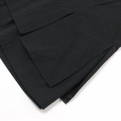 23春夏 コットン レイヤースカート / フレア ミモレ丈 Aライン