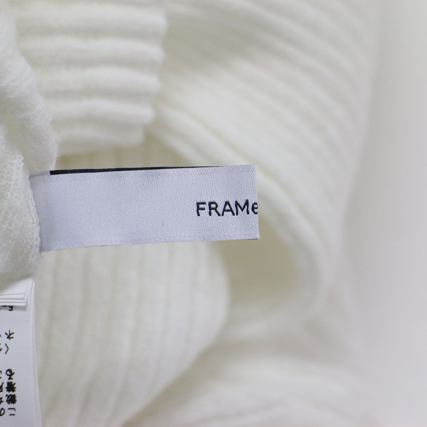 23秋冬 ダメージ リブ タートルネック ニット / プルオーバー 長袖 コンパクト コットン リネン