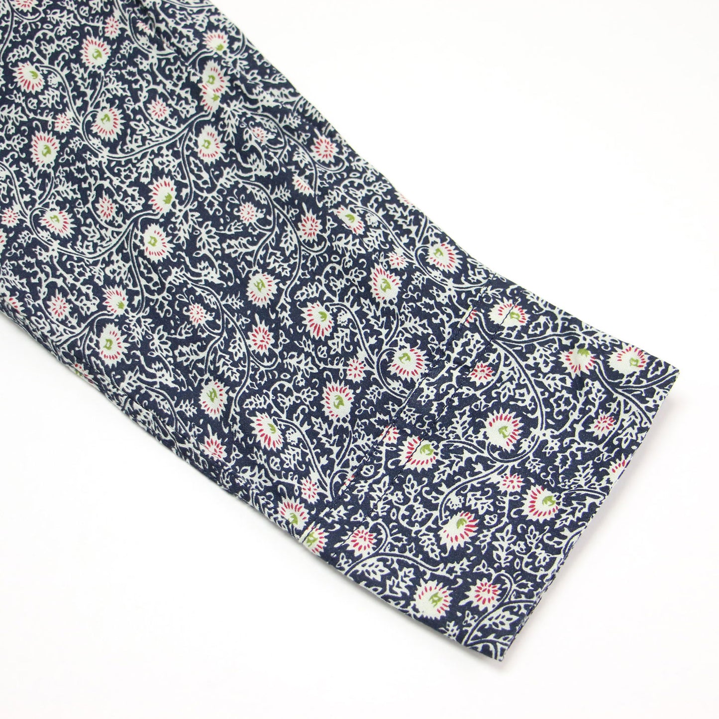 21春夏 フラワー プリント ポケット付き シャツ / 6 Pocket Shirt ブラウス 長袖 ワイド 総柄