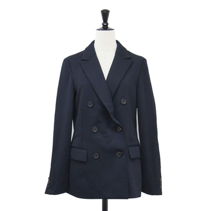 ウール 6B テーラードジャケット / ブレザー 長袖 スリット ダブルブレスト