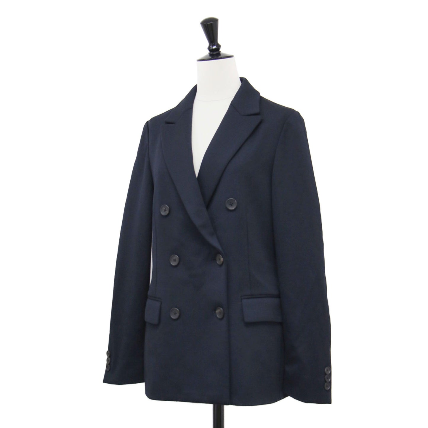 ウール 6B テーラードジャケット / ブレザー 長袖 スリット ダブルブレスト