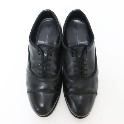 ストレートチップ ドレスシューズ / フラット レースアップ パイピング レザー