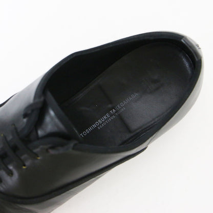 ストレートチップ ドレスシューズ / フラット レースアップ パイピング レザー