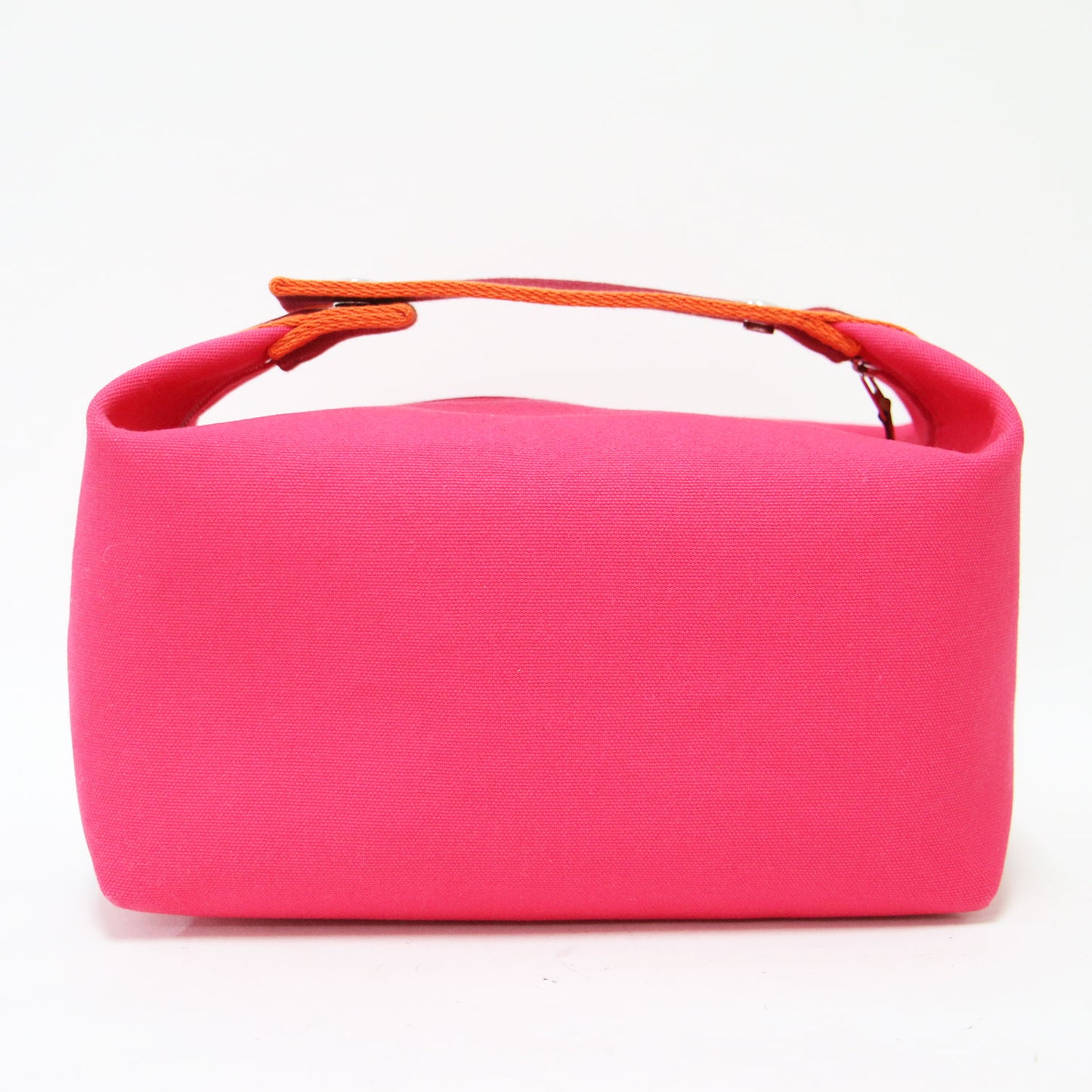 ブリッド ア ブラック / GM ポーチ ワンハンドル ブランドマーク 刺繍 キャンバス コットン レザー