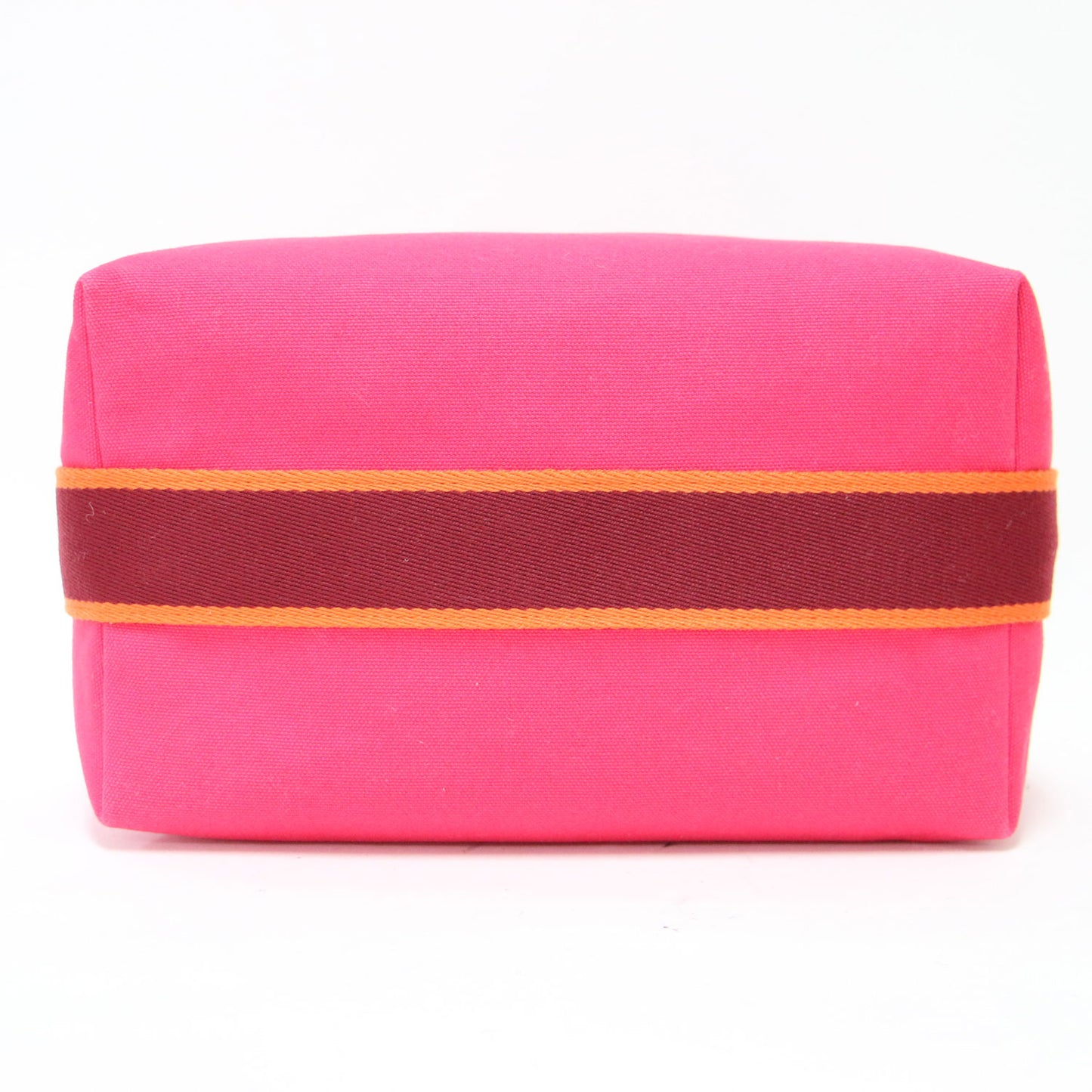 ブリッド ア ブラック / GM ポーチ ワンハンドル ブランドマーク 刺繍 キャンバス コットン レザー