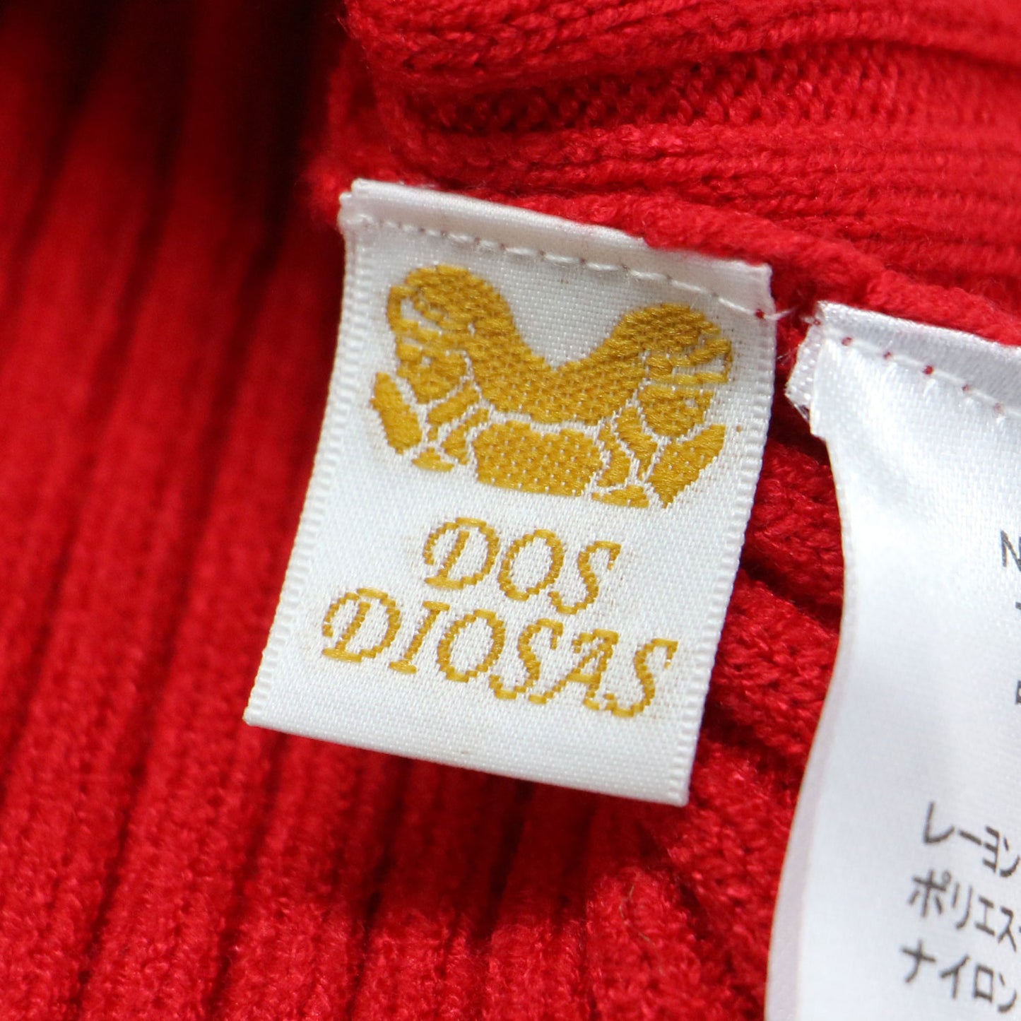24秋冬 ハート 刺繍 リブニット / プルオーバー 長袖 ハイネック コンパクト ストレッチ