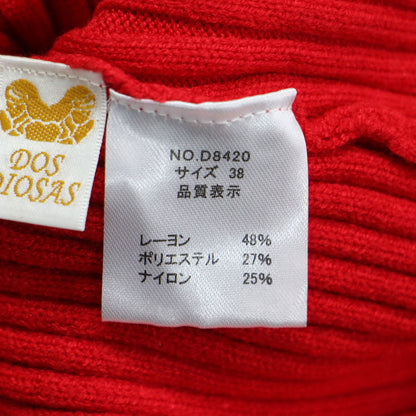 24秋冬 ハート 刺繍 リブニット / プルオーバー 長袖 ハイネック コンパクト ストレッチ