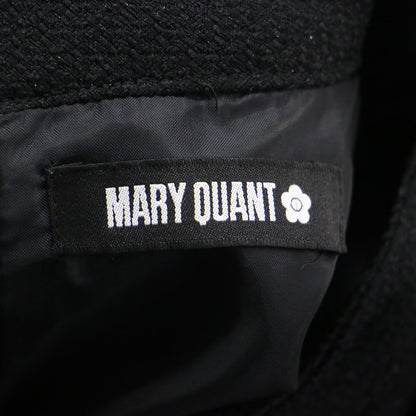 ファンシーラメ ブッチャー ワンピース / ドレス スタンドカラー フレンチスリーブ ミニ丈 デイジー刺繍