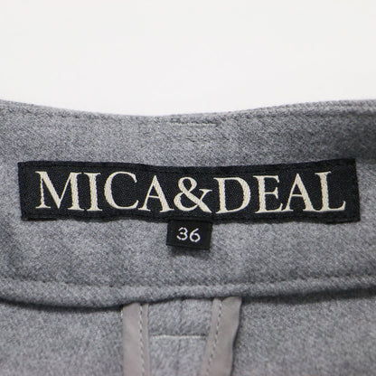 23秋冬 ウール ストレート ベイカーパンツ / ワイドパンツ センタープレス ストレッチ