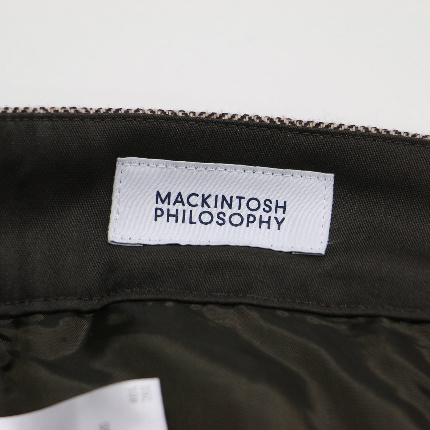 24秋冬 カラーネップ ツイードパンツ / ストレート センタープレス フルレングス シルク ウール