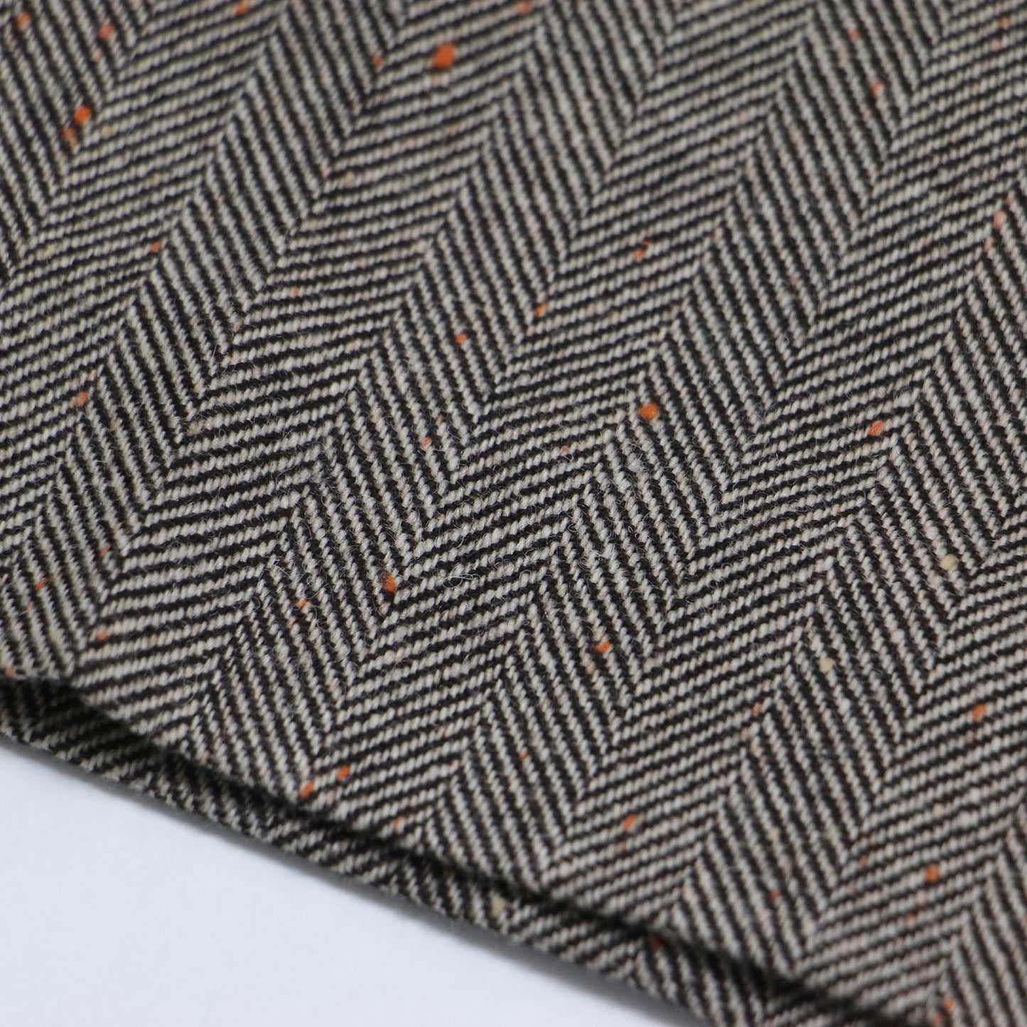 24秋冬 カラーネップ ツイードパンツ / ストレート センタープレス フルレングス シルク ウール