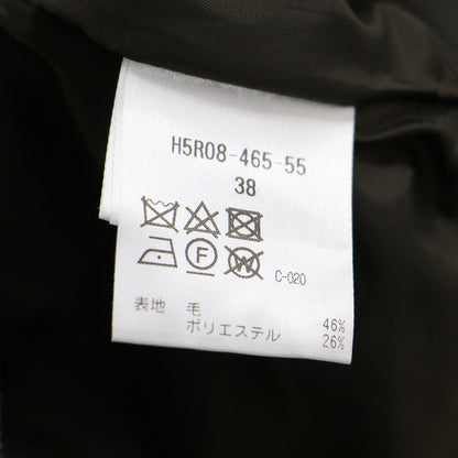 24秋冬 カラーネップ ツイードパンツ / ストレート センタープレス フルレングス シルク ウール