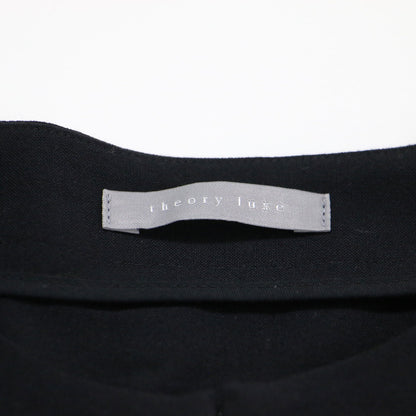 23春夏 ロングスリーブ カフタンドレス / LW Wool Stretch Finley ワンピース キーネック フレア ロング丈 スリット