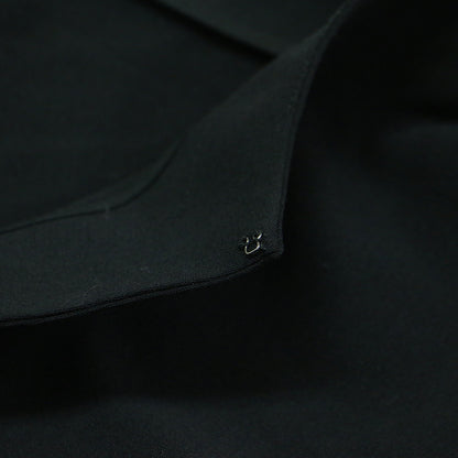 23春夏 ロングスリーブ カフタンドレス / LW Wool Stretch Finley ワンピース キーネック フレア ロング丈 スリット