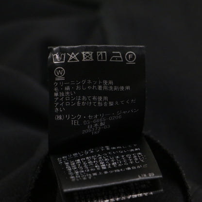 23春夏 ロングスリーブ カフタンドレス / LW Wool Stretch Finley ワンピース キーネック フレア ロング丈 スリット