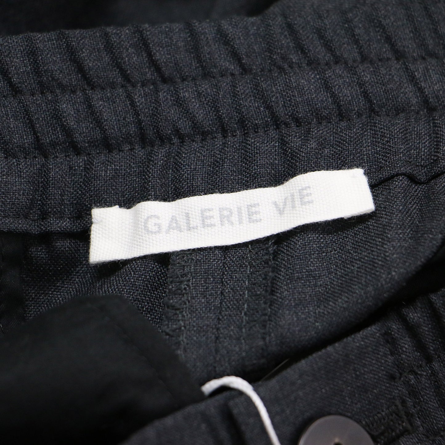 23秋冬 スムースウール イージーストレートパンツ / マニッシュ ワイド ウエストゴム ストレッチ