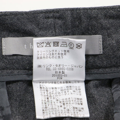 ウール テーパード パンツ / Saxony Soft Selosi スラックス センタープレス ストレッチ