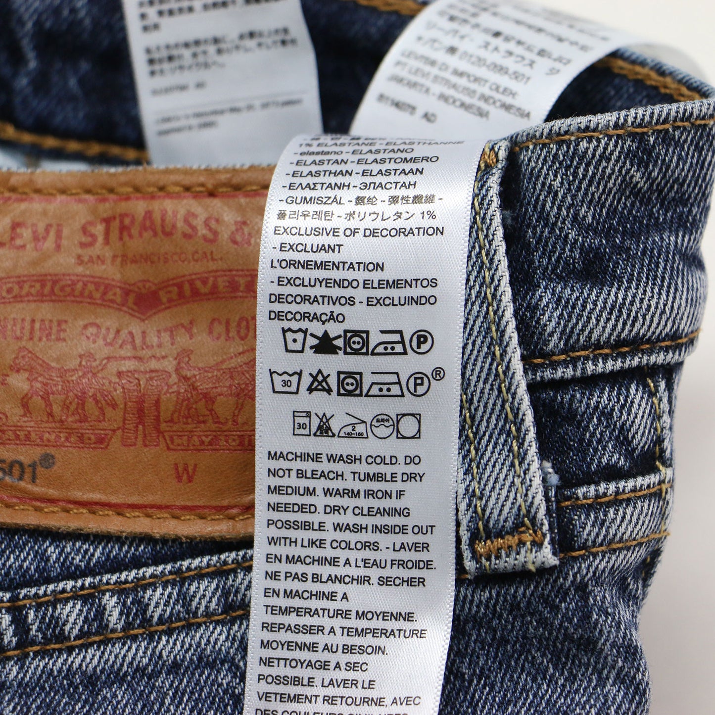 × JOURNAL STANDARD 別注 RED TAB 501(R)SMU CROP / デニムパンツ クロップド丈 テーパード コットン