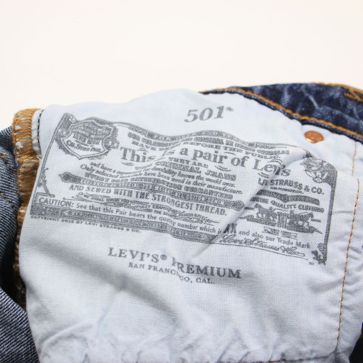 × JOURNAL STANDARD 別注 RED TAB 501(R)SMU CROP / デニムパンツ クロップド丈 テーパード コットン