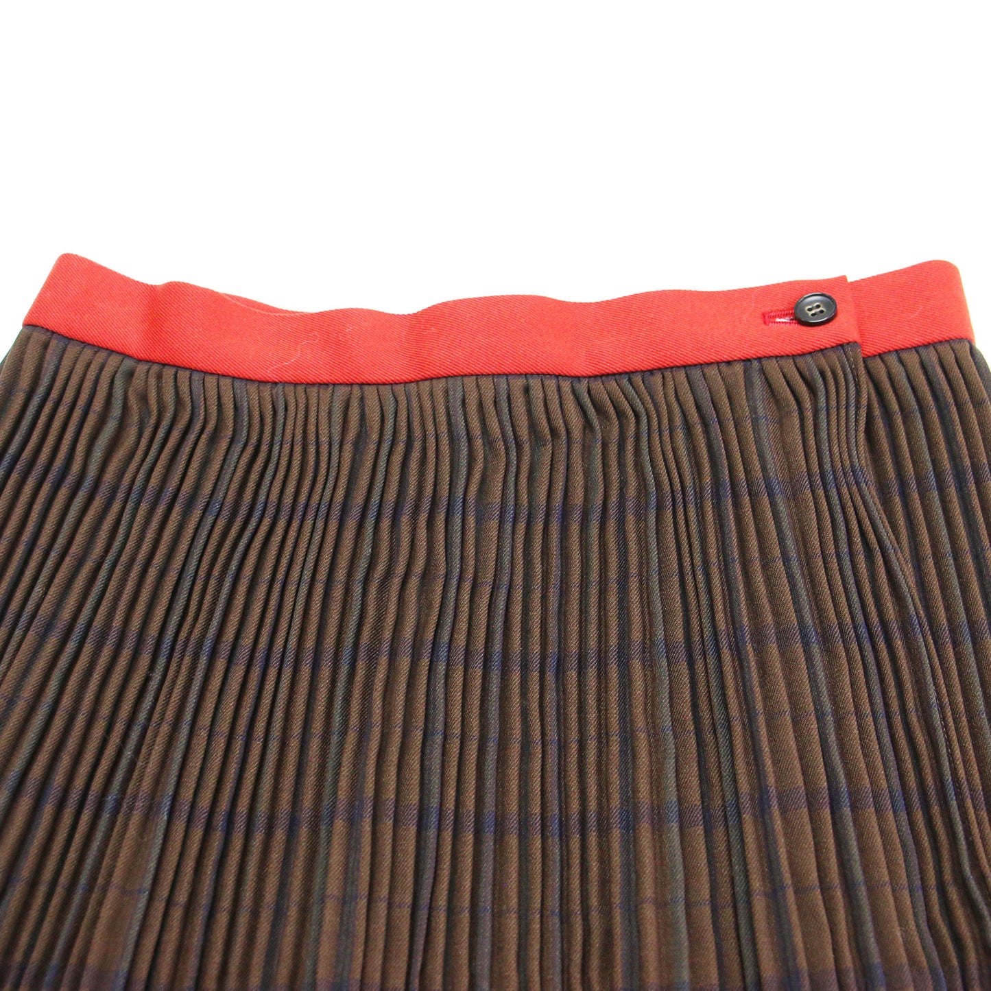 × JOURNAL STANDARD 22秋冬 プリーツ ラップ スカート / ロング フレア チェック柄 配色