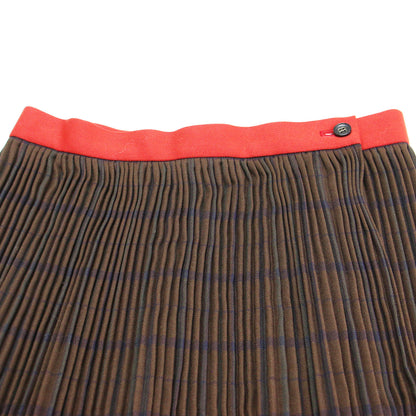 × JOURNAL STANDARD 22秋冬 プリーツ ラップ スカート / ロング フレア チェック柄 配色